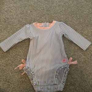 Ruffle Butts 3-6 mo rashguard